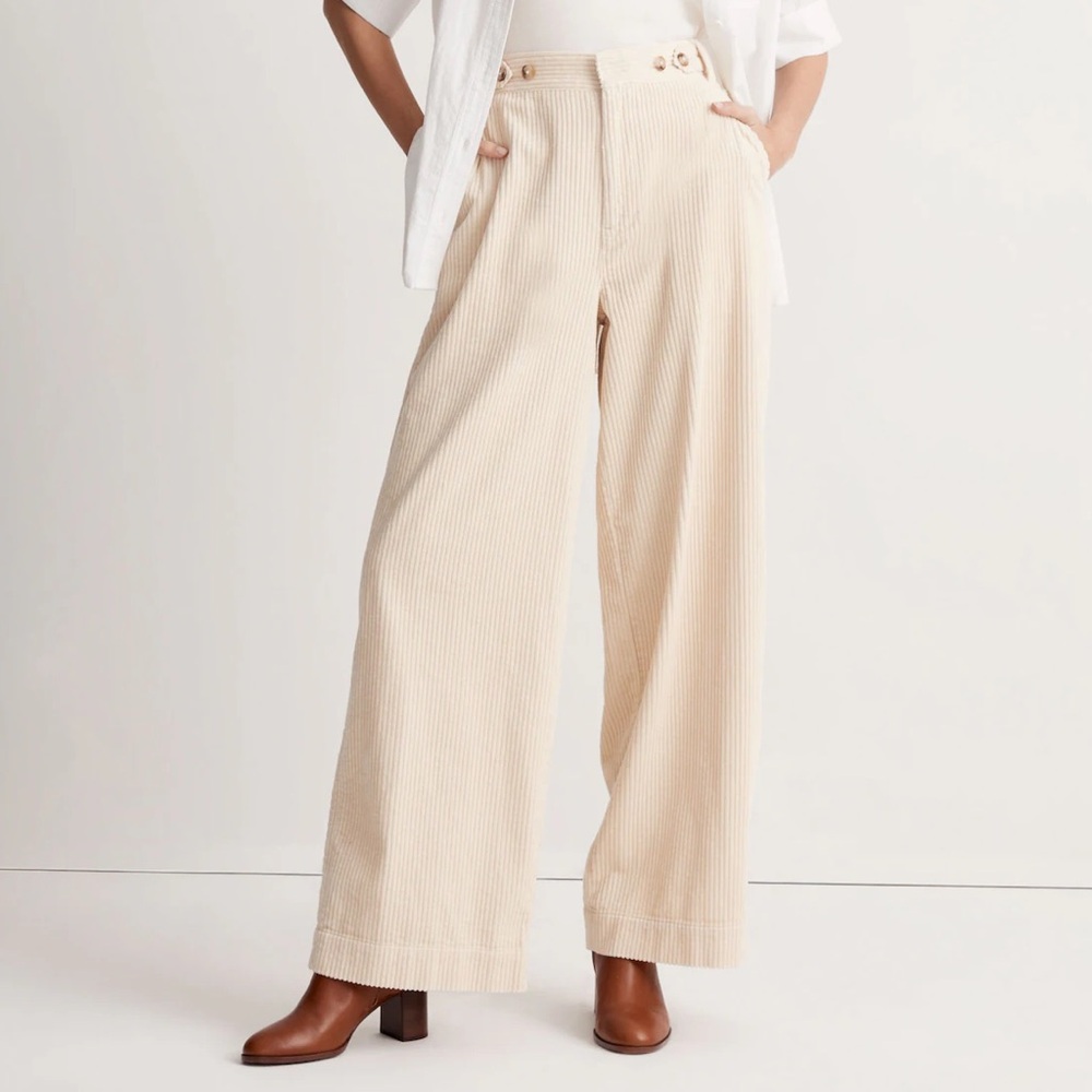 Madewell | Corduroy Harlow wide-leg pants